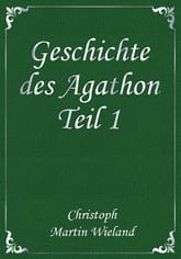 Geschichte des Agathon Teil 1 표지 이미지