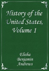 History of the United States, Volume 1 표지 이미지