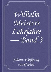 Wilhelm Meisters Lehrjahre — Band 3 표지 이미지