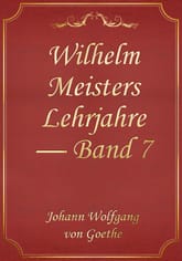 Wilhelm Meisters Lehrjahre — Band 7 표지 이미지