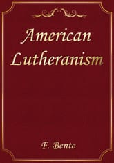 American Lutheranism 표지 이미지