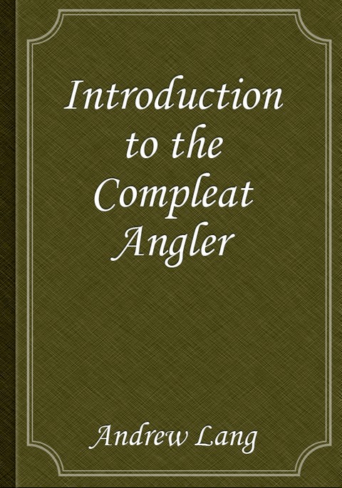 Introduction to the Compleat Angler 표지 이미지