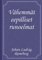 Vähemmät eepilliset runoelmat 표지 이미지