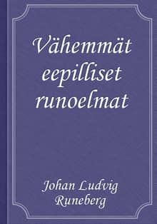 Vähemmät eepilliset runoelmat