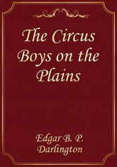 The Circus Boys on the Plains 표지 이미지