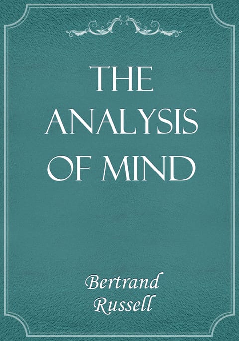 The Analysis of Mind 표지 이미지