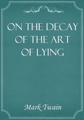 On the Decay of the Art of Lying 표지 이미지