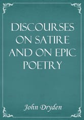 Discourses on Satire and on Epic Poetry 표지 이미지