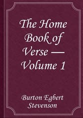 The Home Book of Verse — Volume 1 표지 이미지