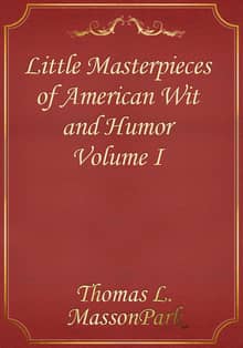 Little Masterpieces of American Wit and Humor Volume I
