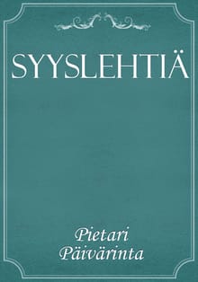 Syyslehtiä