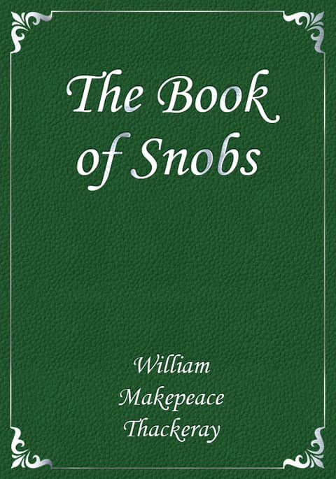 The Book of Snobs 표지 이미지