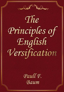 The Principles of English Versification