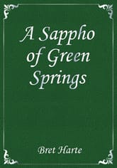A Sappho of Green Springs 표지 이미지