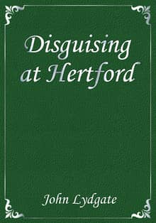 Disguising at Hertford