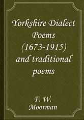 Yorkshire Dialect Poems (1673-1915) and traditional poems 표지 이미지