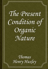 The Present Condition of Organic Nature 표지 이미지