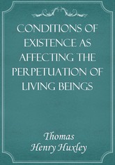 Conditions of Existence as Affecting the Perpetuation of Living Beings 표지 이미지