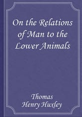 On the Relations of Man to the Lower Animals 표지 이미지