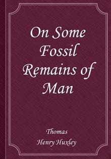 On Some Fossil Remains of Man
