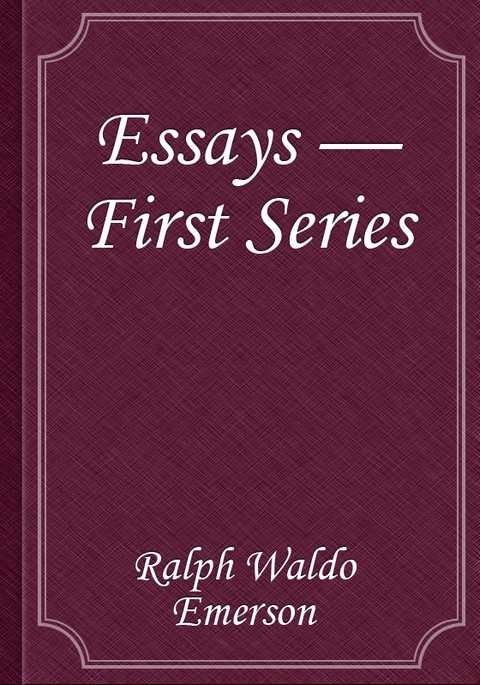 Essays — First Series 표지 이미지