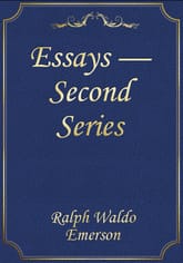 Essays — Second Series 표지 이미지