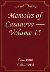 Memoirs of Casanova — Volume 15 표지 이미지