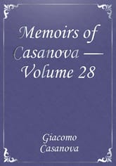 Memoirs of Casanova — Volume 28 표지 이미지
