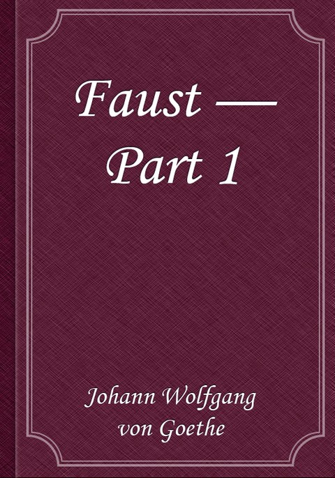 Faust — Part 1 표지 이미지