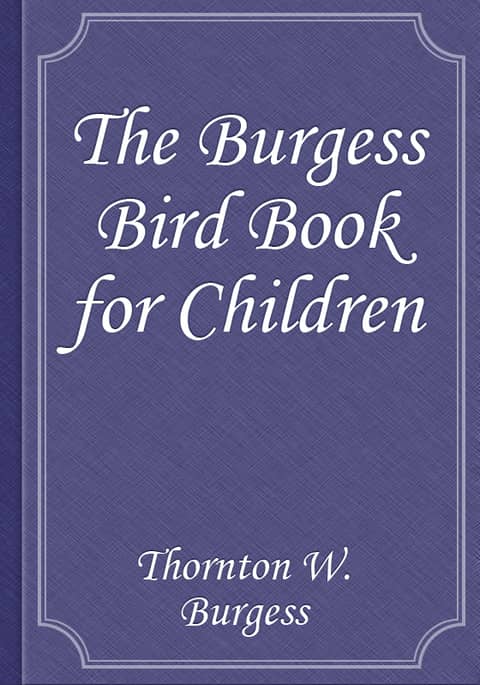 The Burgess Bird Book for Children 표지 이미지