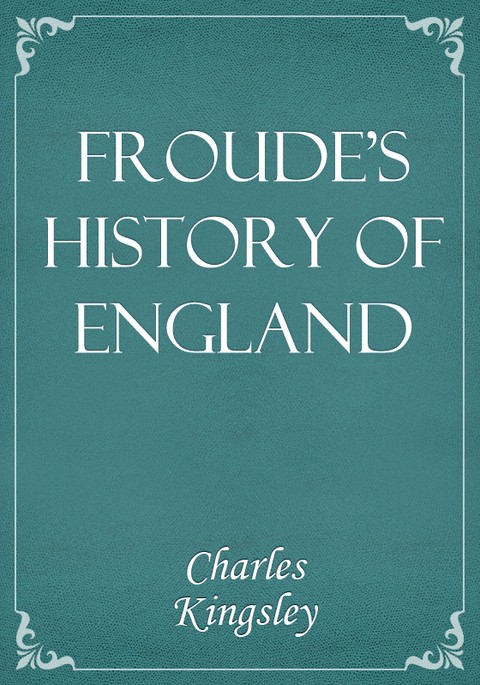 Froude's History of England 표지 이미지