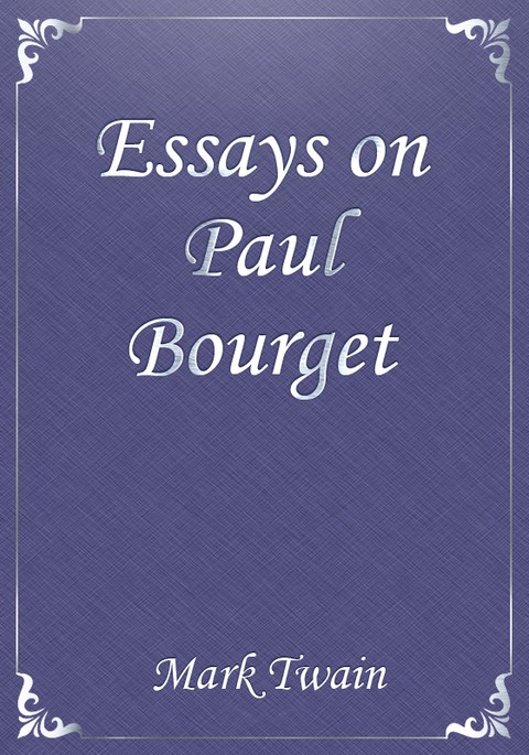 Essays on Paul Bourget 표지 이미지