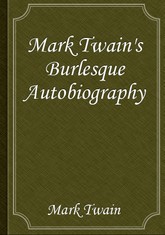 Mark Twain's Burlesque Autobiography 표지 이미지