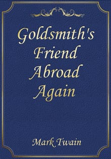 Goldsmith's Friend Abroad Again