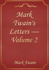 Mark Twain's Letters — Volume 2 표지 이미지
