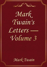 Mark Twain's Letters — Volume 3 표지 이미지