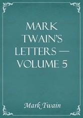 Mark Twain's Letters — Volume 5 표지 이미지