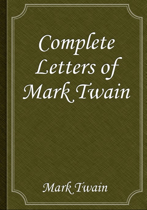Complete Letters of Mark Twain 표지 이미지