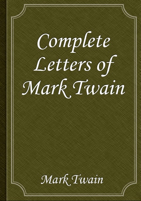 Complete Letters of Mark Twain 표지 이미지