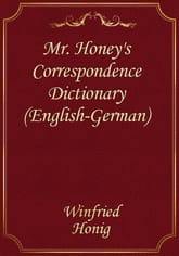 Mr. Honey's Correspondence Dictionary (English-German) 표지 이미지