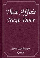 That Affair Next Door 표지 이미지