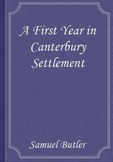 A First Year in Canterbury Settlement 표지 이미지