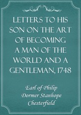 Letters to His Son on the Art of Becoming a Man of the World and a Gentleman, 1748 표지 이미지