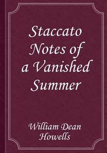 Staccato Notes of a Vanished Summer