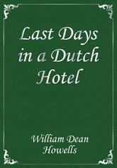 Last Days in a Dutch Hotel 표지 이미지