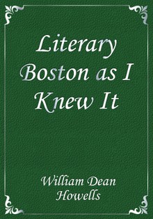 Literary Boston as I Knew It