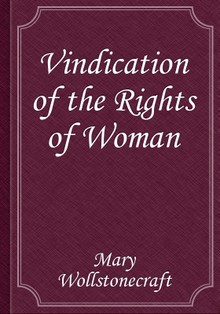 Vindication of the Rights of Woman