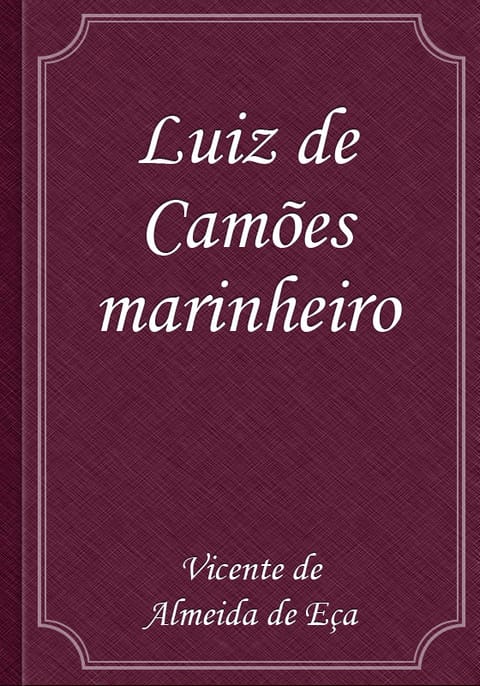 Luiz de Camões marinheiro 표지 이미지