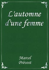 L'automne d'une femme 표지 이미지
