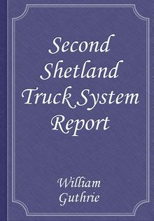 Second Shetland Truck System Report